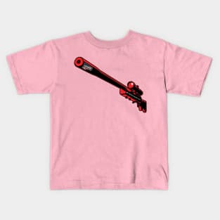 Punchado Sniper Rifle Blank Text, v. Code Red Kids T-Shirt